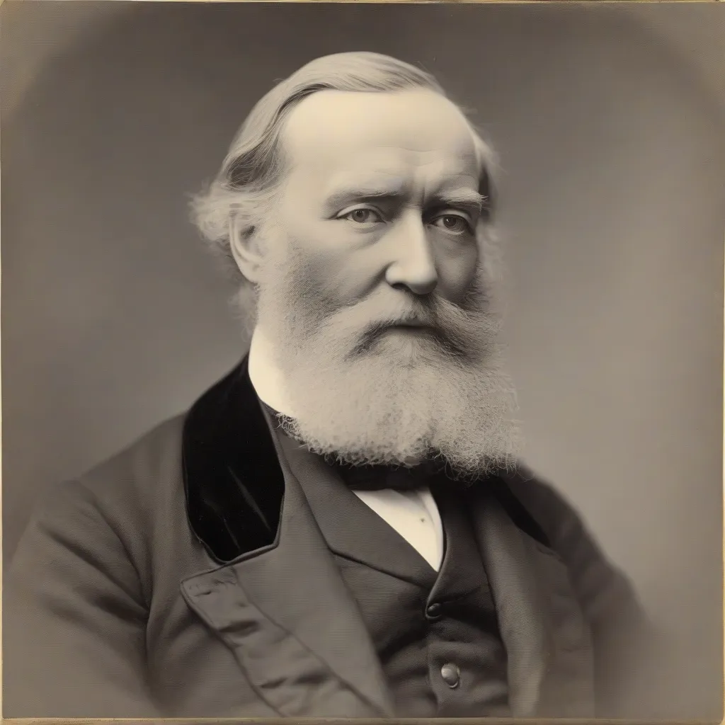 A portrait of William Henry Perkin