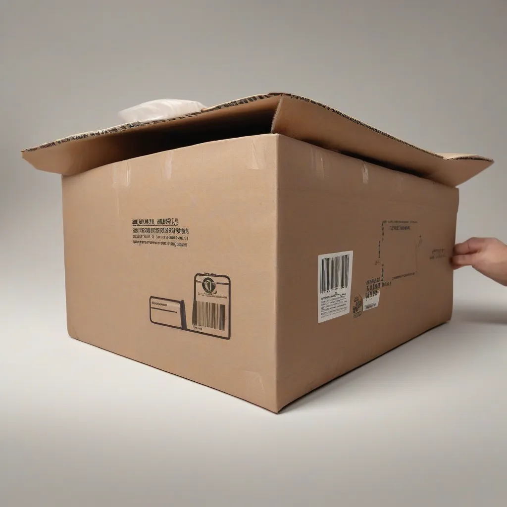 Mushroom packaging being used to protect a fragile item