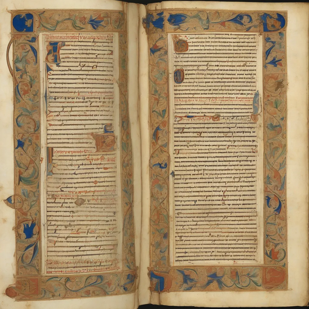 A page from the Forme of Cury, showcasing medieval handwriting.