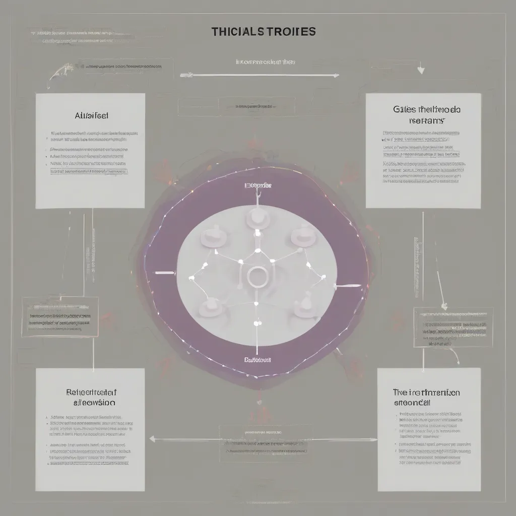A diagram showing the three main ethical theories and how they relate to AI ethics.
