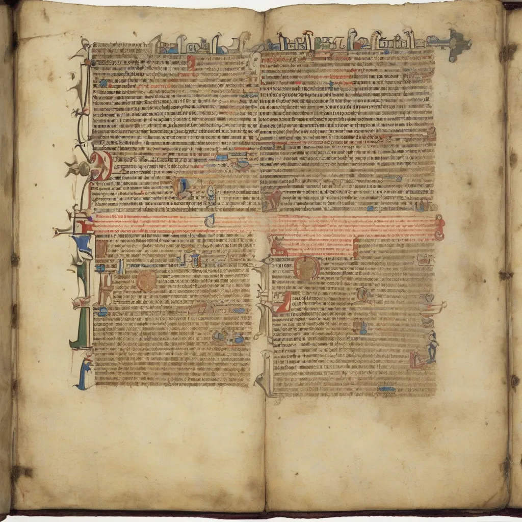 A page from a medieval codebook showing encrypted text and corresponding plain text.