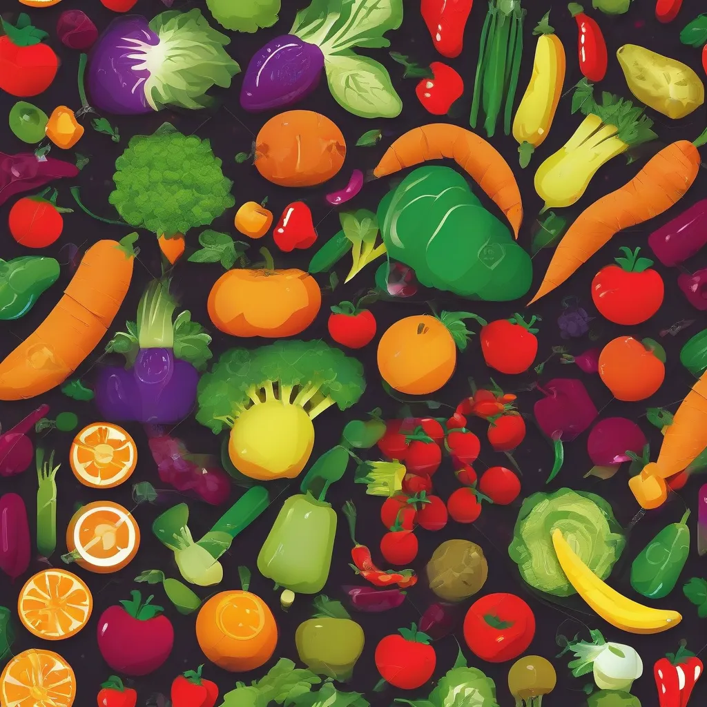 A colorful and appealing image of a variety of fresh fruits and vegetables.