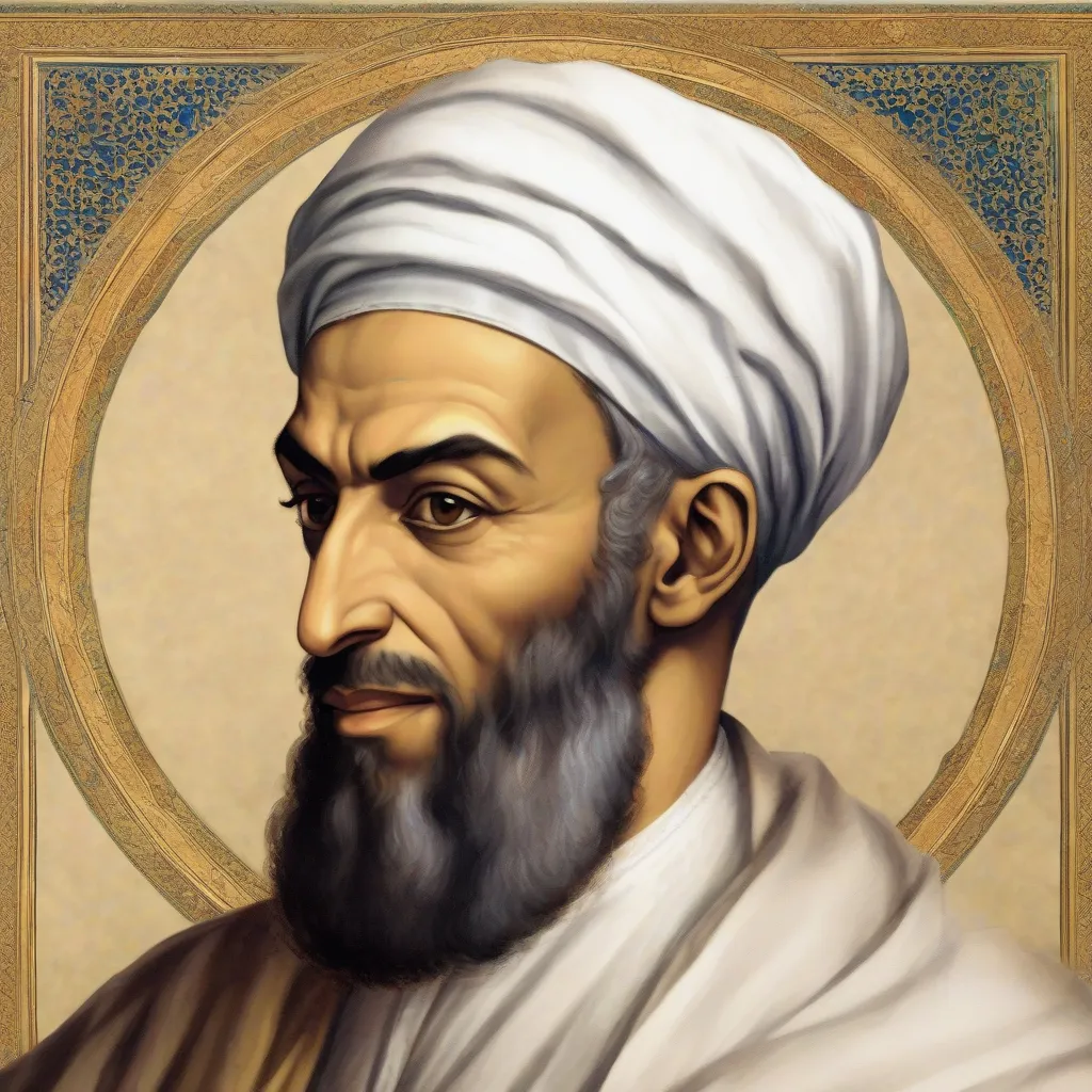 Ibn Sina (Avicenna) portrait.