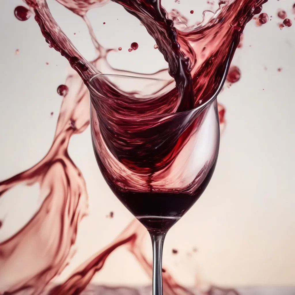 Close up shot of wine swirling in a glass, highlighting the aromas rising.