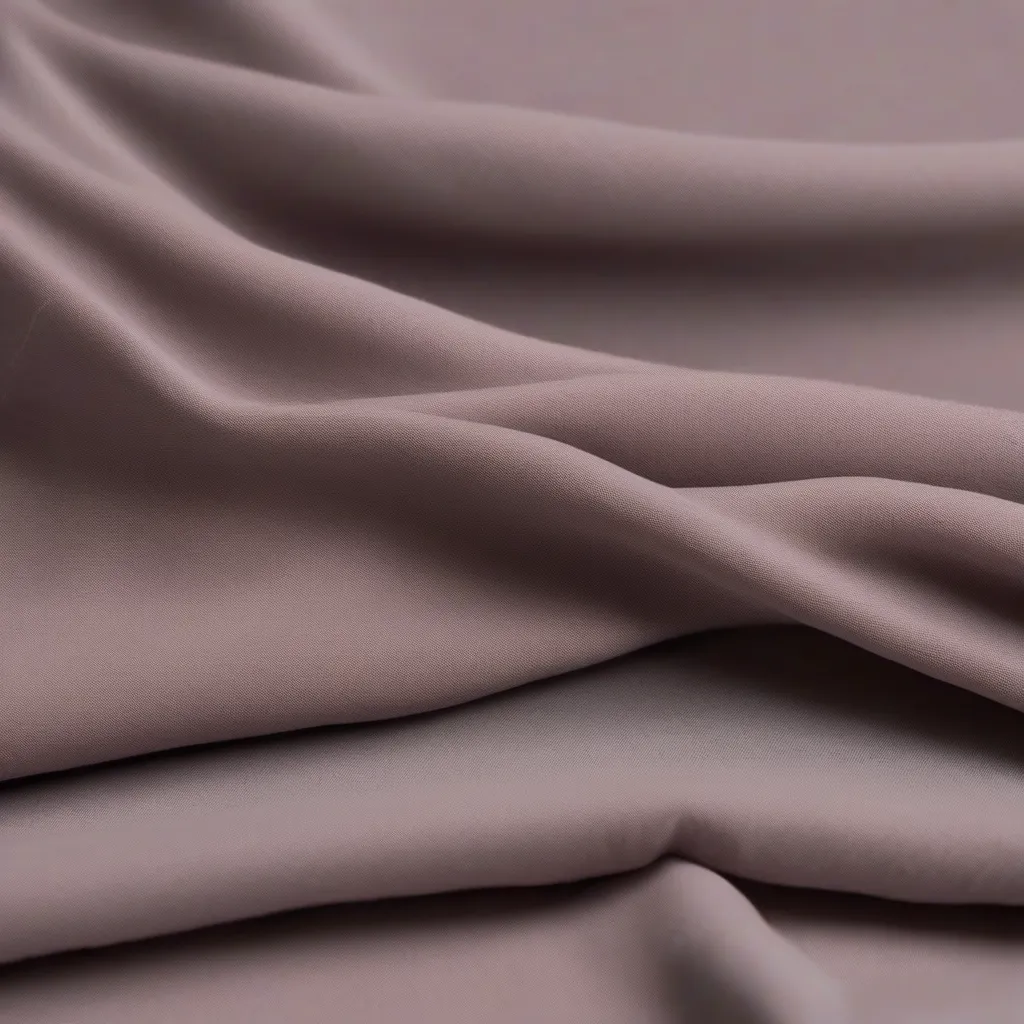 A close-up shot of recycled polyester fabric with subtle variations in color.