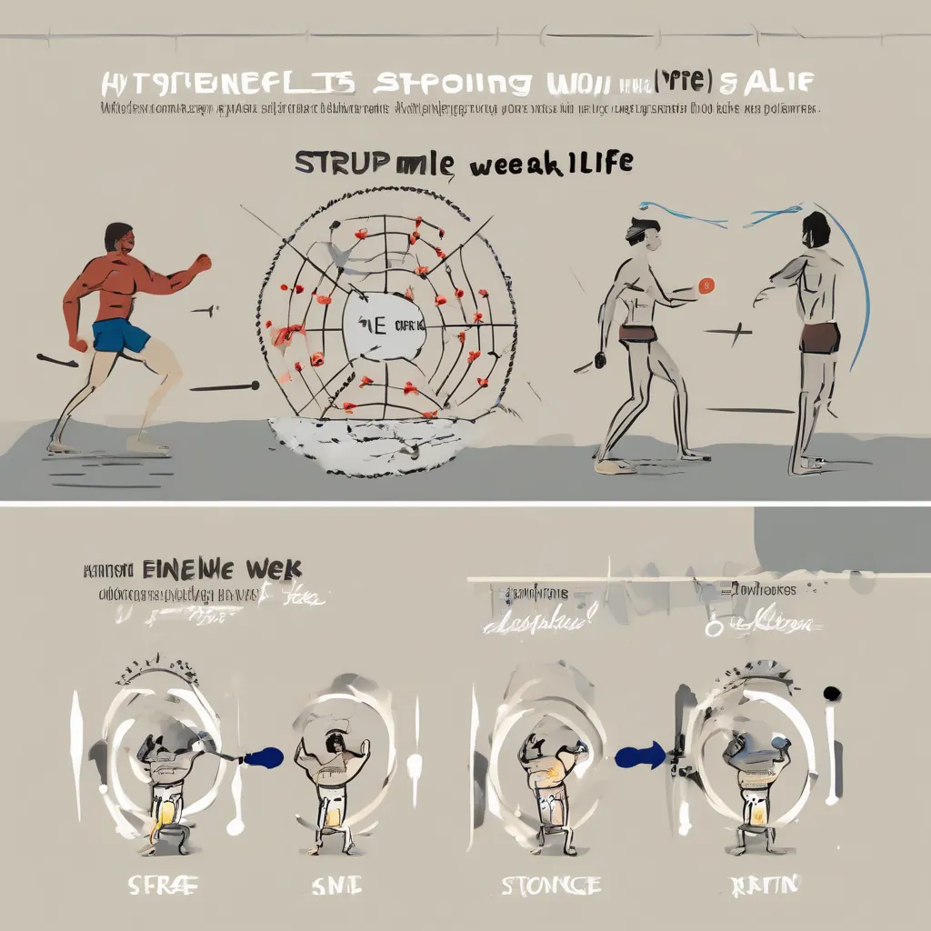 A diagram illustrating the differences between Strong and Weak Alife.
